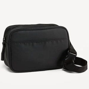 Black Nylon Belt Bag